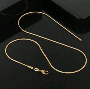 1mm Elegant 18K Gold Necklace 20"